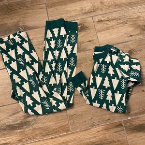 Hanna Andersson pine tree Christmas pajamas